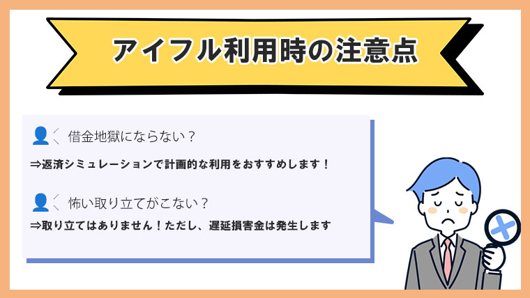 アイフル 注意点