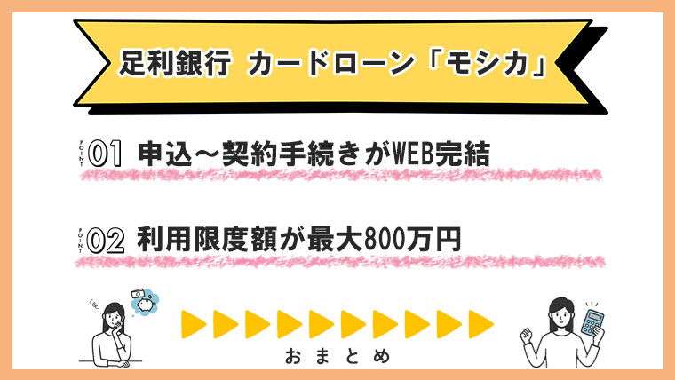 足利銀行-カードローン「モシカ」