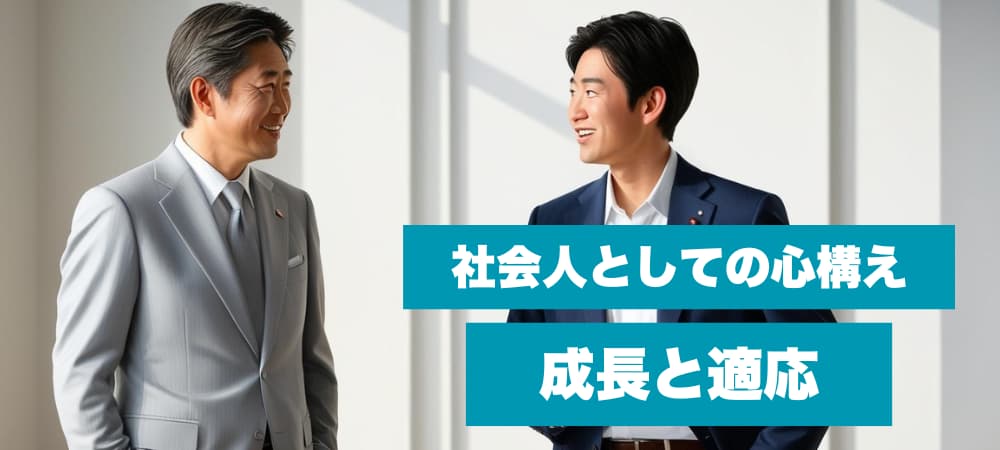 社会人としての心構え：成長と適応